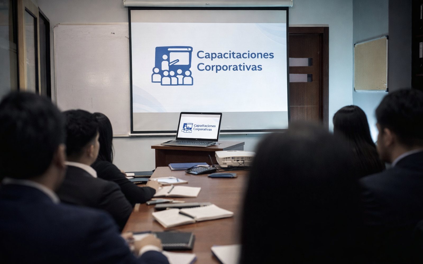 Equipo participando en una capacitación corporativa dirigida por Bestpoint